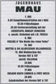 May 1993 concert dates (Jugendhaus M.A.U) mentioning ODG and First Arsch[3]