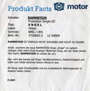 Promotional sheet