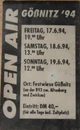 18.06.1994 Gößnitz Open Air, Gößnitz, Germany